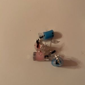 Sterling silver bottle earrings